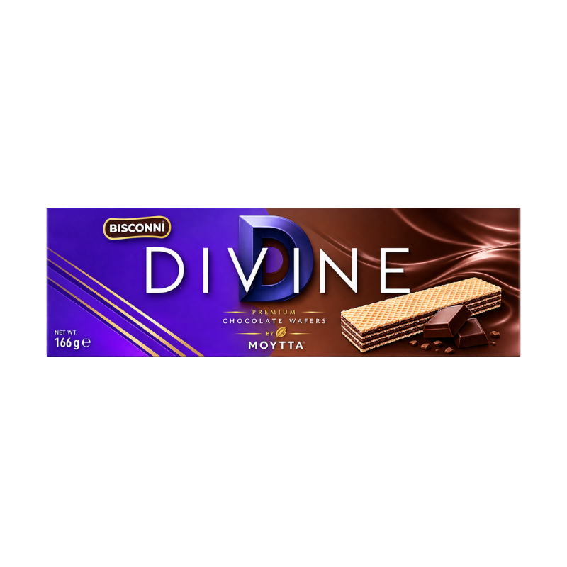 BISCONNI DIVINE CHOCOLATE WAFERS 166 G